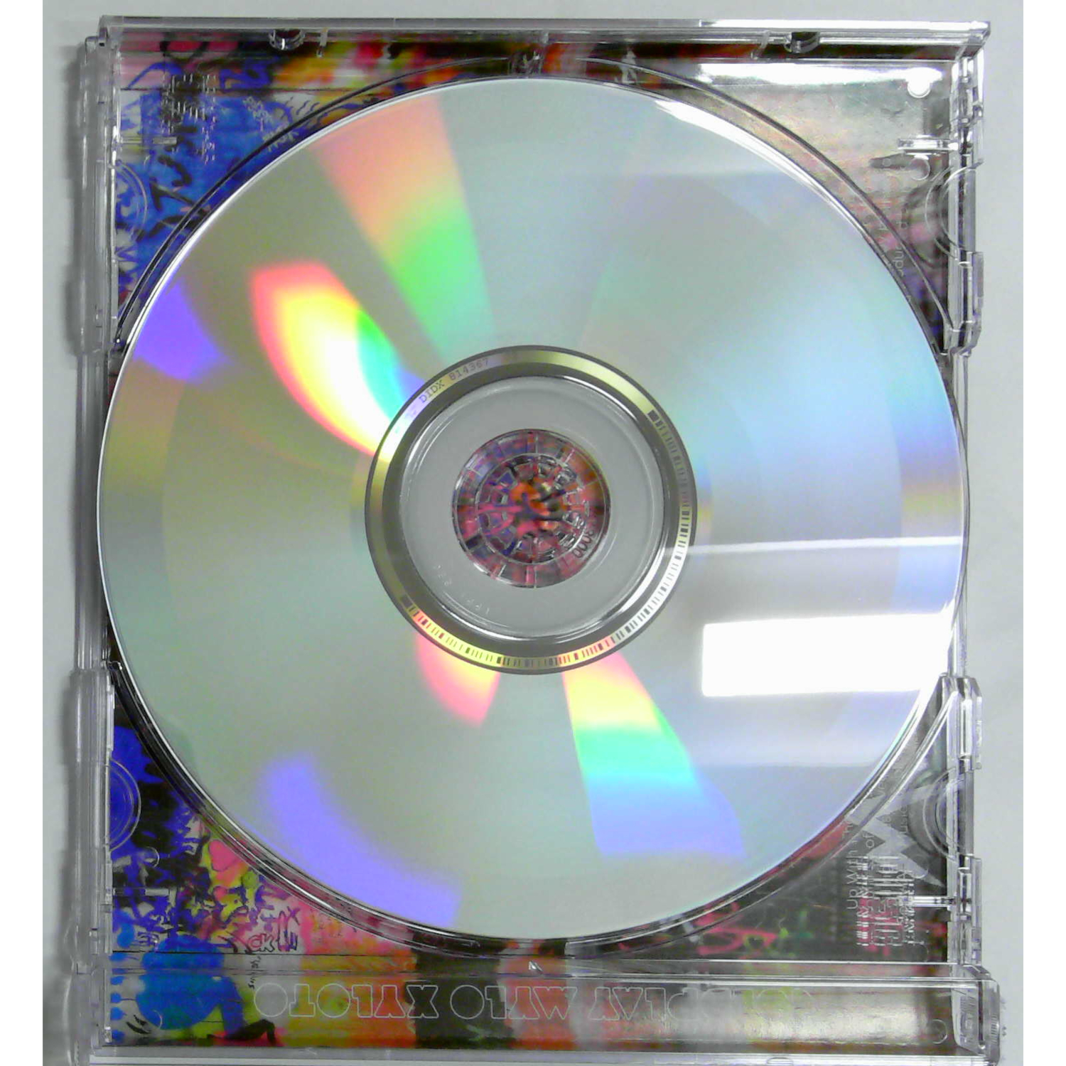 Underside Picture of CD - Coldplay - Mylo Xyloto